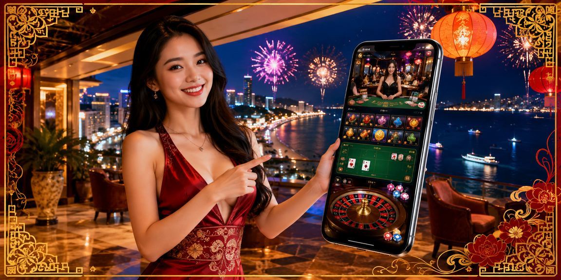 Người dùng tại Vũng Tàu truy cập ứng dụng cá cược casino trên điện thoại bên bãi biển